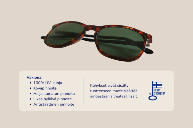 Sunglass lenses without power